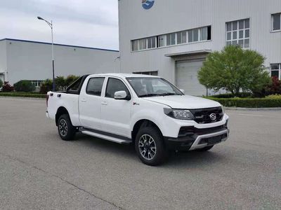 2021 Huanghai Daniu 2.5T Manual Four wheel drive diesel commercial version entrepreneurial long flat bottomed cargo box (DD1031RPL)