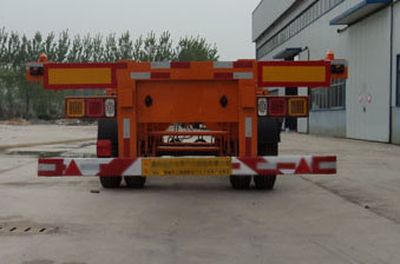 Zhongliang Baohua brand automobiles YDA9150TJZ Empty container transport semi-trailer