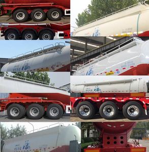 Huajun  ZCZ9404GFL Powder material transportation semi-trailer