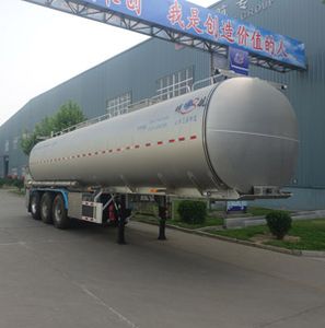 Minghang  ZPS9406GSY Aluminum alloy edible oil transportation semi-trailer