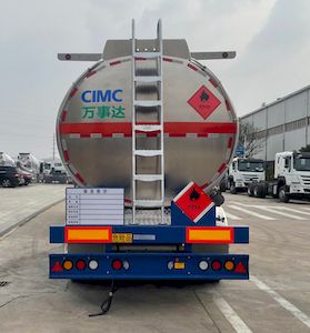 Mastercard SDW9401GRYD49TA Aluminum alloy flammable liquid tank transport semi-trailer