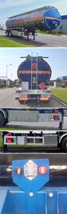 Tonghua  THT9350GYYH Aluminum alloy oil transport semi-trailer