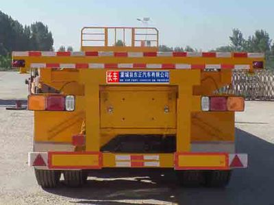 Dongzheng Automobile ADZ9405ZZXPC Flat dump semi-trailer