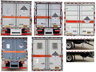 Zhongqi Liwei brand automobiles HLW5100XZWEQ6 Miscellaneous dangerous goods box transport vehicle