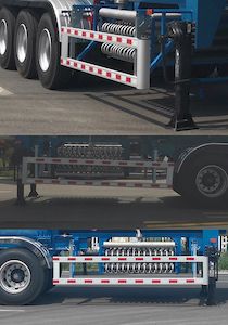 Huida brand automobiles YHD9400GDY07 Low temperature liquid transport semi-trailer