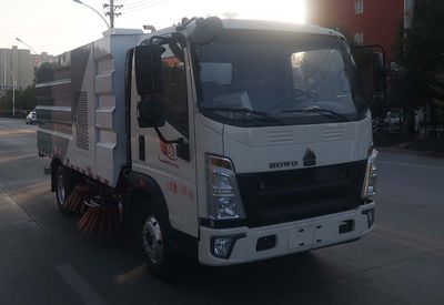 Huatong brand automobiles HCQ5077TSLZZ6 Road sweeper