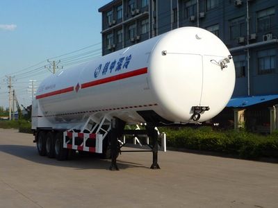 Han Zhong Shen Leng  ZHJ9408GDYA Low temperature liquid transport semi-trailer