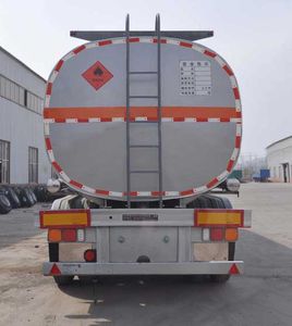 Qilin  QLG9402GRYB Aluminum alloy flammable liquid tank transport semi-trailer