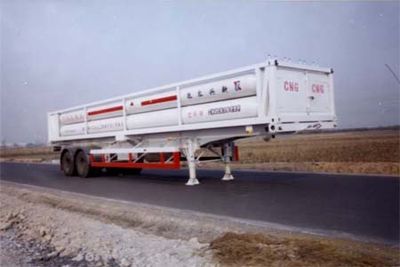 Baohuan  HDS9360GGQ High pressure gas long pipe semi-trailer