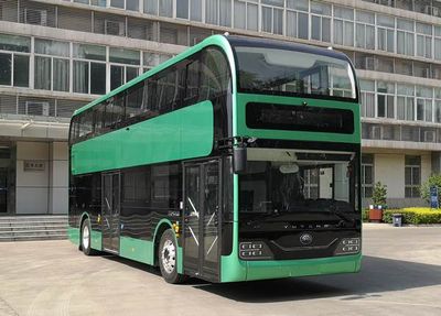 Yutong ZK6100BEVGS2Pure electric double decker low entry city bus