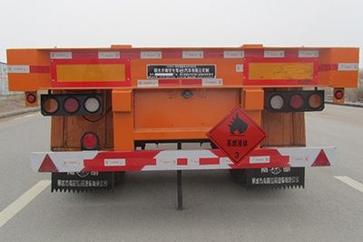 Nanming  LSY9353TWY Transport semi-trailer of dangerous goods tank frame