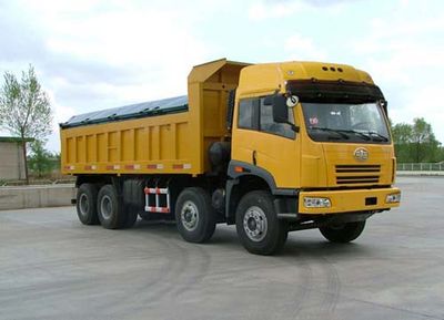 Jiefang Automobile CA3252P2K2T4E Flat head diesel dump truck