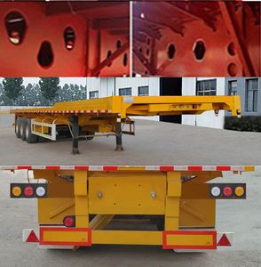 Chengfeng  JCF9401ZZXP Flat dump semi-trailer