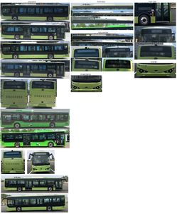 BYD  BYD6122B3EV3 Pure electric city buses