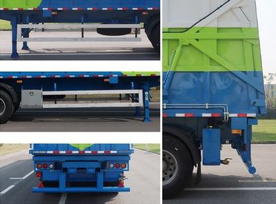 Zhonglian Automobile ZBH9403ZYS Compressed garbage semi-trailer