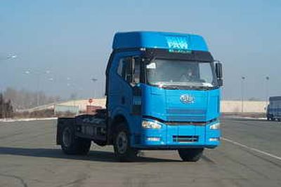 Jiefang Automobile CA4180P66K22A1 Flat head diesel semi-trailer tractor