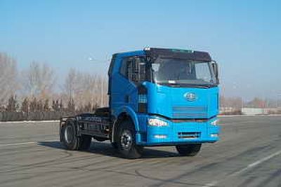 Jiefang Automobile CA4180P66K22A1 Flat head diesel semi-trailer tractor