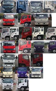 Jiefang Automobile CA1040P40K56L2E6A84 Flat headed diesel truck