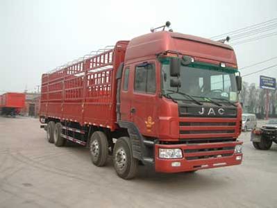 Jianghuai brand automobiles HFC5314CCYK1R1LT Grate type transport vehicle