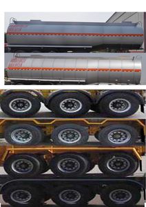 Qilin  QLG9402GRYA Flammable liquid tank transport semi-trailer