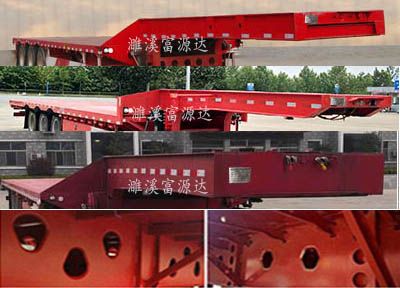 Fuyuan Da brand automobiles FVD9400TDP Low flatbed semi-trailer