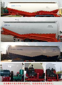 Mastercard SDW9404GFLB Low density powder material transportation semi-trailer