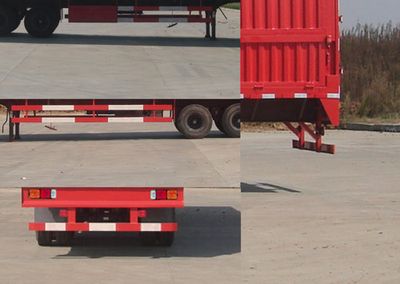 Zhongchang Automobile XZC9350XYK Wing opening box semi-trailer