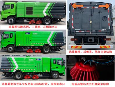 Yutong  YTZ5181TSLD0BEV Pure electric road sweeper