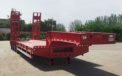 Zhongyuntong brand automobilesJZJ9405TDPLow flatbed semi-trailer