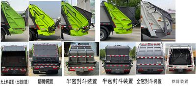 Emperor Environmental Sanitation  HDW5070ZYSE6 Compressed garbage truck