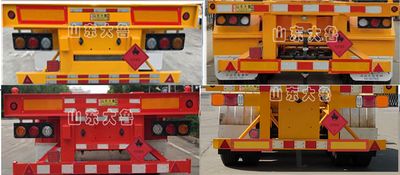 Chaolu  LDL9400TWYE Transport semi-trailer of dangerous goods tank frame