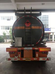 Xiyu  WXQ9351GRY Flammable liquid tank transport semi-trailer