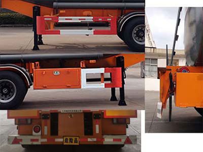 Xiyu  WXQ9351GRY Flammable liquid tank transport semi-trailer