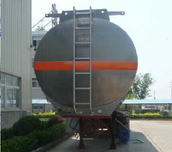 Special transport  DTA9408GYY Aluminum alloy oil transport semi-trailer