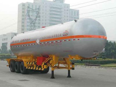 Jiuyuan  KP9407GYQAA Semi trailer for liquefied gas transportation