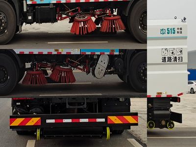 Zhongzhen Hanjiang brand automobiles HJZ5180TSL6DF Road sweeper