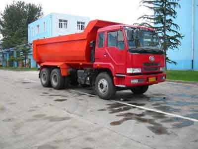 Jiefang Automobile CA3256P2K2T1A80 Flat head diesel dump truck