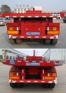 Enxin Business Brand Automobile HEX9400ZZXPE Flat dump semi-trailer