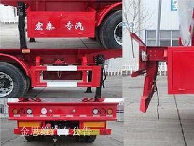 Zhengkang Hongtai brand automobiles HHT9406GRYB Flammable liquid tank transport semi-trailer