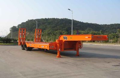 Huilian Automobile HLC9190TDP Low flatbed semi-trailer