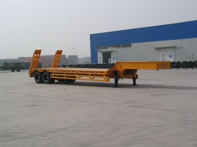 CIMC ZJV9200TD Low flatbed semi-trailer