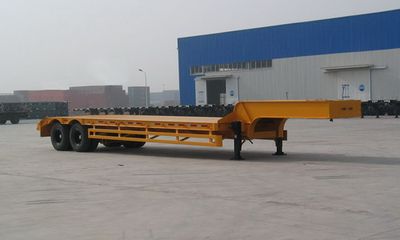 CIMC ZJV9200TD Low flatbed semi-trailer