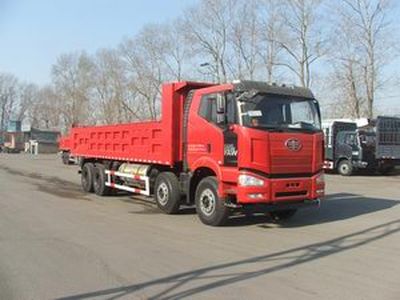 Jiefang Automobile CA3310P66L7T4E22M5 Flat head natural gas dump truck