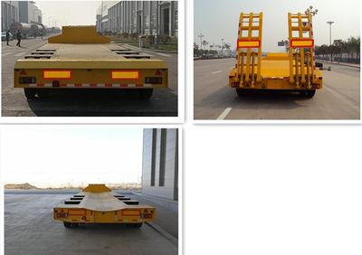 Tianming  TM9403TDPA Low flatbed semi-trailer