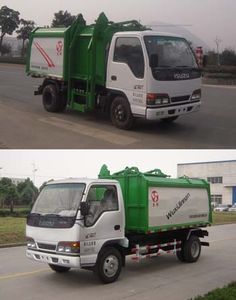 Jinnan  XQX5040ZZZ4QL Hydraulic Lifter Garbage truck 