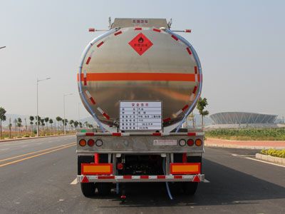 Yongqiang  YQ9401GYYT2 Aluminum alloy oil transport semi-trailer