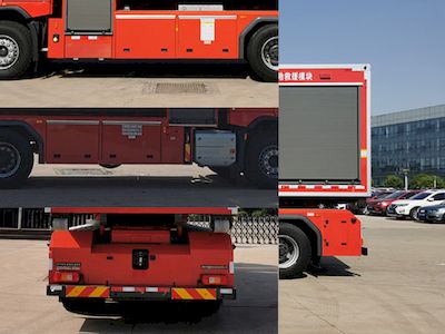 Zhonglian Automobile ZLF5230TXFZX100 Self loading and unloading fire truck