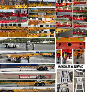 Yongyao Jiuzhou  SYY9345TJZE Container transport semi-trailer