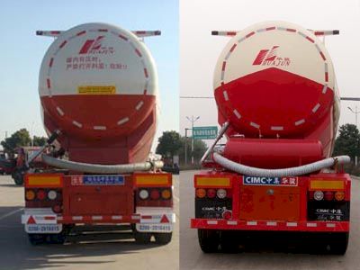 Huajun  ZCZ9406GXHHJE Lower ash semi-trailer