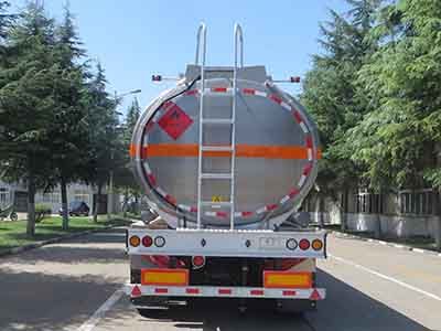 Lingyu  CLY9405GYYD Aluminum alloy oil transport semi-trailer